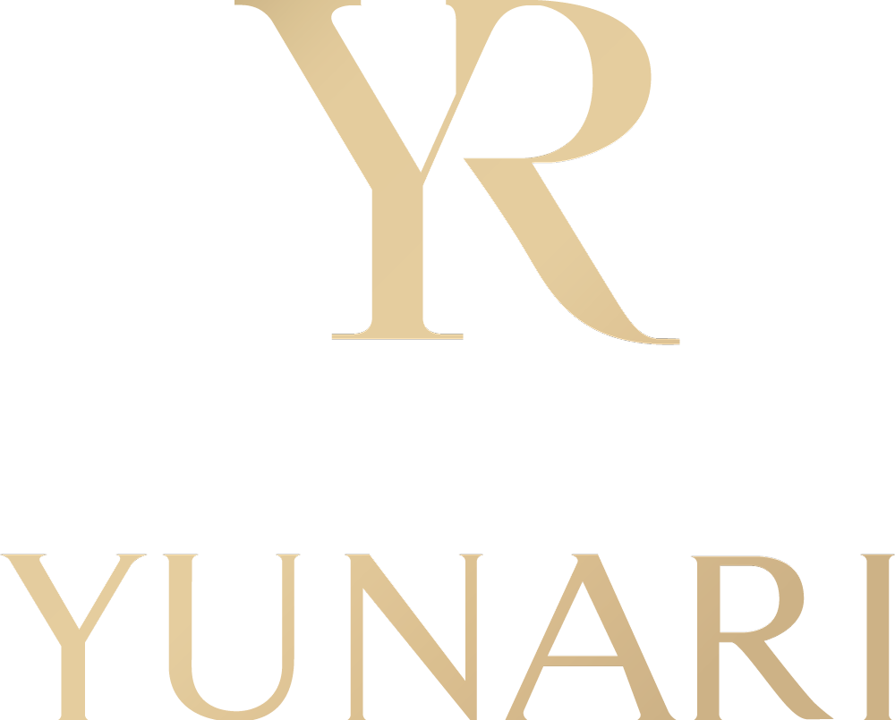 YUNARI 로고 (골드)
